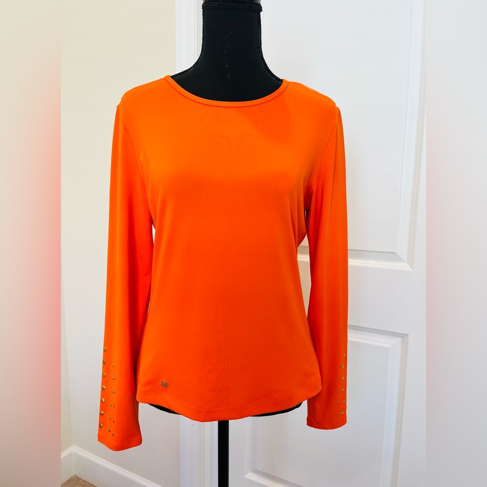 Tail Long Sleeve Orange Tee